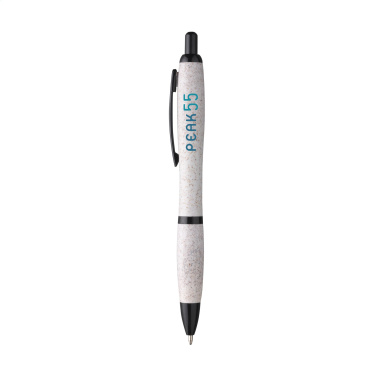 Logotrade promotional gift picture of: Athos Wheat-Cycled Pen wheat straw pen