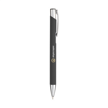 Logo trade corporate gifts image of: Ebony Soft Touch pen