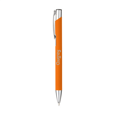 Logo trade promotional gift photo of: Ebony Soft Touch pen