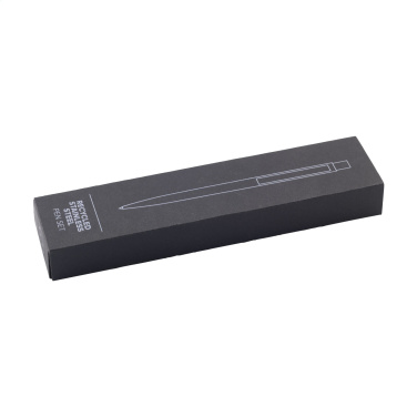 Logo trade corporate gift photo of: Bellamy Pen Recycled Stainless Steel