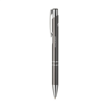 Logo trade promotional merchandise photo of: Ebony Recycled Alu pens