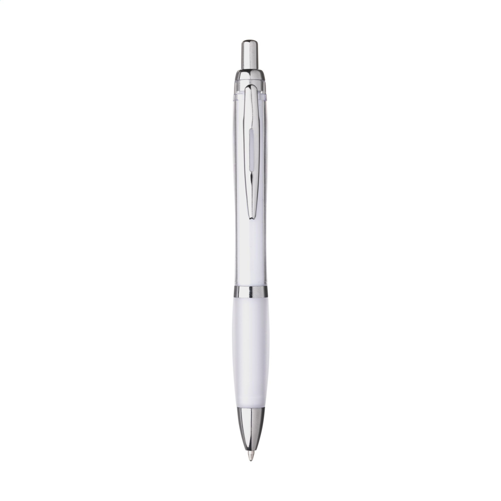 Logotrade promotional products photo of: Athos Solid GRS Recycled ABS pen