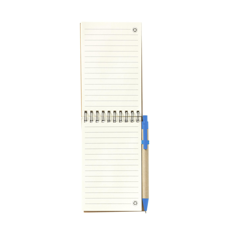 Logo trade promotional items picture of: RecycleNote-M Paper notebook