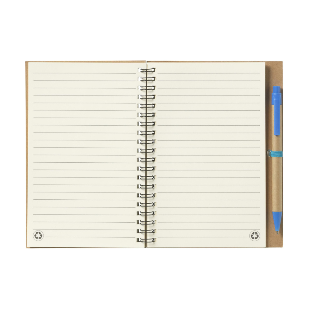 Logotrade promotional items photo of: Recycle Note-L Paper notebook