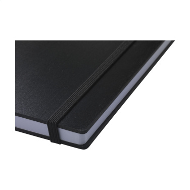 Logotrade corporate gift picture of: Bamboo Journal Naked Spine Paper Notebook Black A5