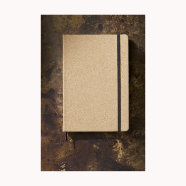 Logo trade business gift photo of: CorkNote A5 Paper notebook