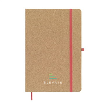 Logo trade promotional items picture of: CorkNote A5 Paper notebook