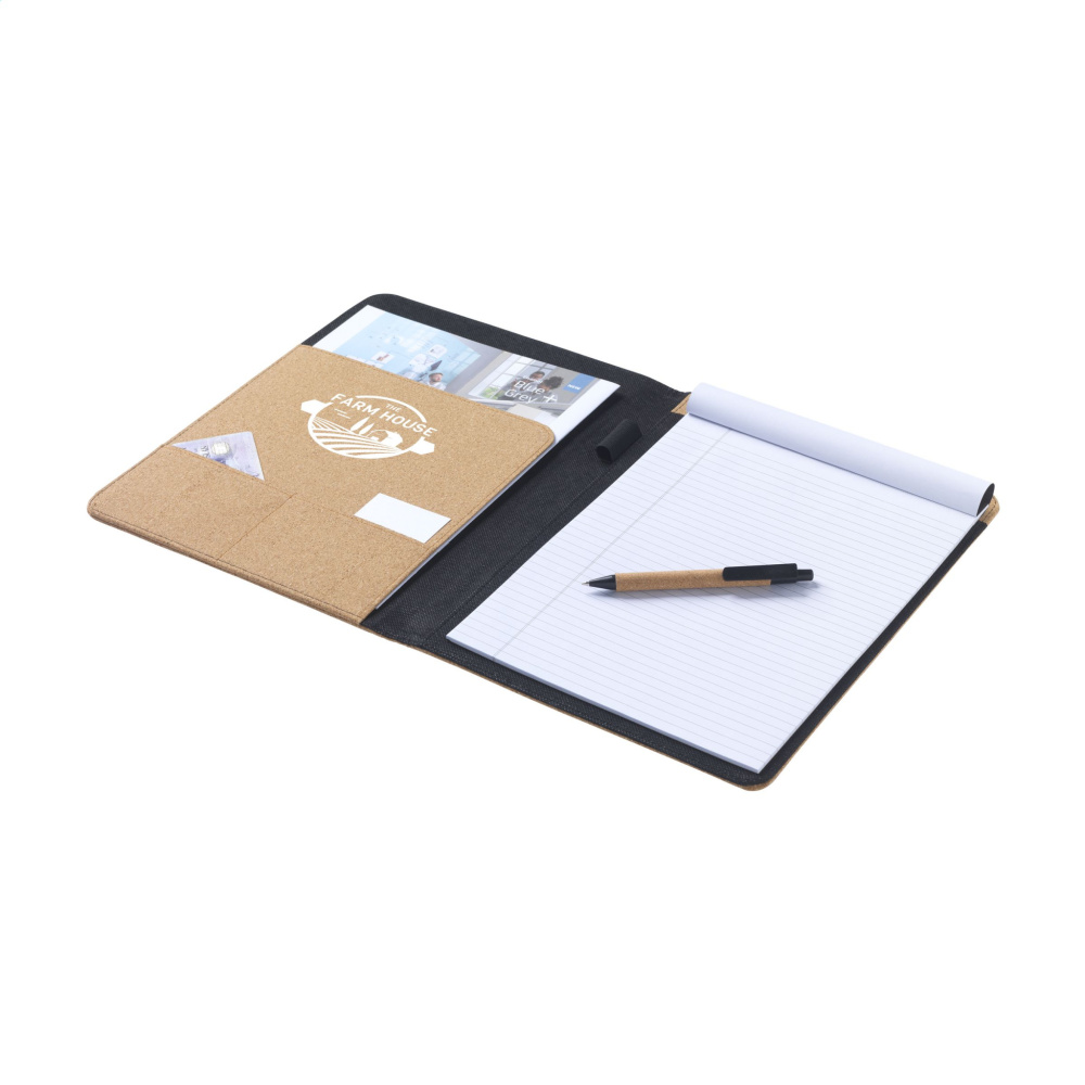 Logo trade advertising product photo of: Eco Conference Cork A4 document folder