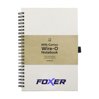 Logotrade promotional gifts photo of: Milk-Carton Wire-O Paper Notebook A5