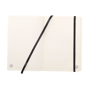 Logotrade promotional gift picture of: Monti Recycled Leather - Paper Notebook A5