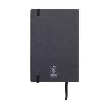 Logotrade promotional item picture of: Monti Recycled Leather - Paper Notebook A5