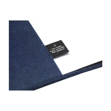 Logo trade promotional items picture of: Felty GRS RPET Paper Notebook A5
