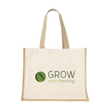 Logotrade promotional products photo of: Jute Canvas Shopper (320 g/m²) bag