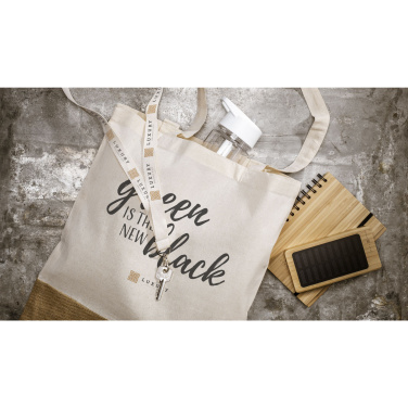 Logotrade promotional product picture of: Combi Organic Shopper (160 g/m²) bag