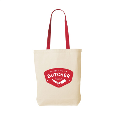 Logo trade promotional gift photo of: Canvas Shoppy Colour (220 g/m²) bag