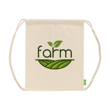 Logo trade promotional merchandise picture of: Organic Cotton GOTS Promo (140 g/m²) backpack