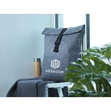 Logotrade promotional merchandise image of: Nolan GRS RPET Felt backpack