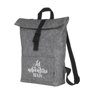 Logo trade corporate gift photo of: Nolan GRS RPET Felt backpack