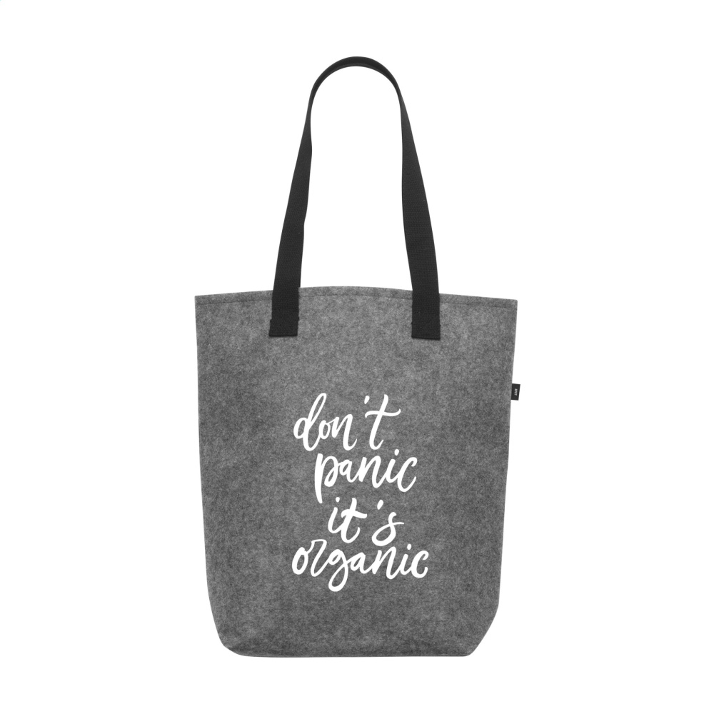 Logo trade business gifts image of: Feltro XL GRS RPET Shopper
