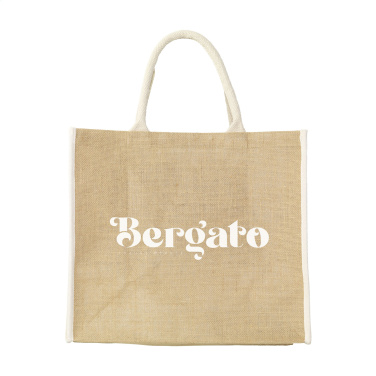 Logo trade promotional giveaways image of: Gerona Jute Shopper bag