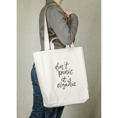 Logotrade promotional giveaway picture of: Organic Cotton Canvas Tote Bag (280 g/m²)