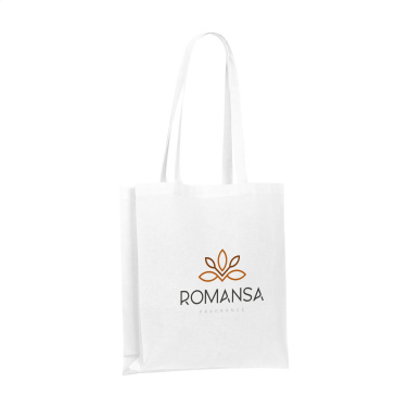 Logo trade corporate gifts image of: Colour Square Bag GRS Recycled Cotton (150 g/m²)