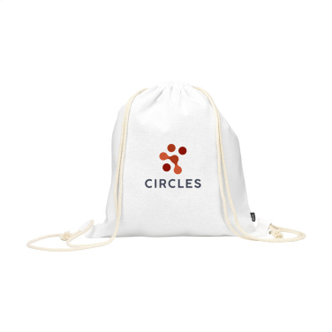 Logo trade promotional item photo of: PromoColour GRS Recycled Cotton Backpack (150 g/m²)