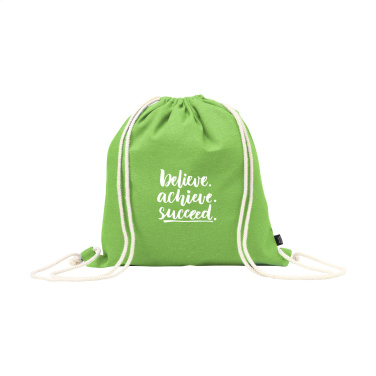 Logo trade promotional gift photo of: PromoColour GRS Recycled Cotton Backpack (150 g/m²)