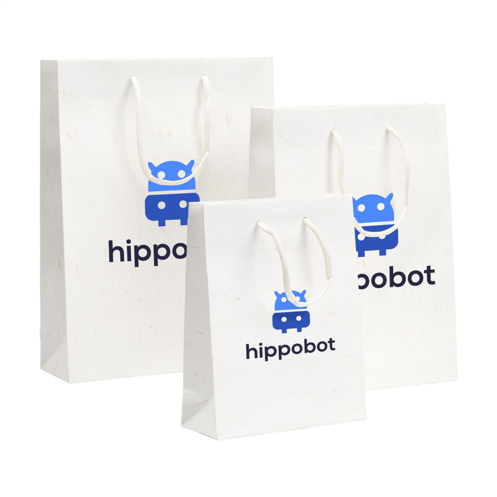 Logotrade promotional merchandise image of: Leaf It Bag recycled with straw fibres (180 g/m²) L