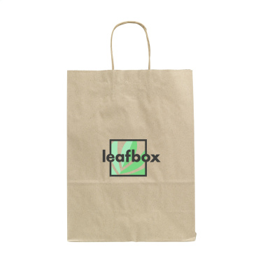Logo trade promotional giveaway photo of: Leaf It Bag Wide recycled grass paper (90 g/m²) M