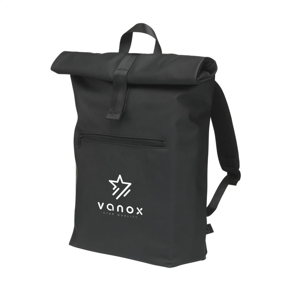 Logo trade promotional products picture of: Lennon Roll-Top Recycled Backpack