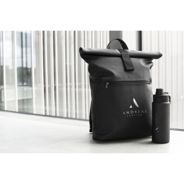 Logo trade promotional product photo of: Lennon Roll-Top Recycled Backpack