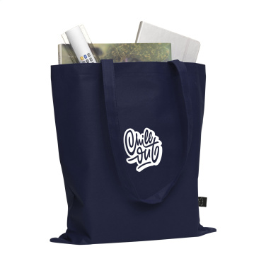 Logo trade business gifts image of: Shopper GRS RPET (80 g/m²) shopping bag