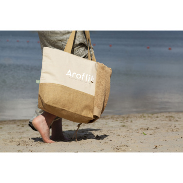 Logotrade promotional gifts photo of: Cancun Beachbag Organic Cotton (320 g/m²)