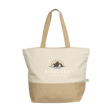 Logo trade promotional giveaway photo of: Cancun Beachbag Organic Cotton (320 g/m²)