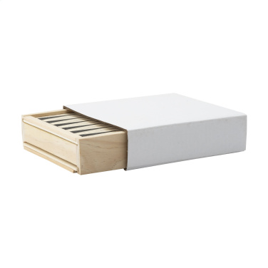 Logo trade promotional giveaways picture of: WoodGame 5-in-1 game set