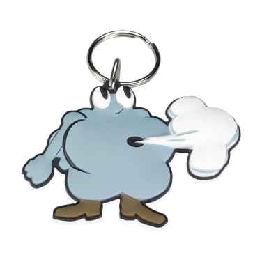 Logo trade business gifts image of: CustomMade Keyring