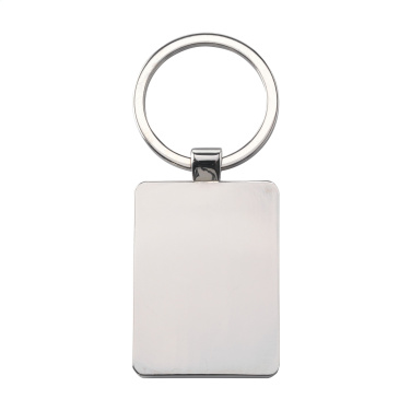 Logotrade advertising product image of: Bamboo Key Rectangle keyring
