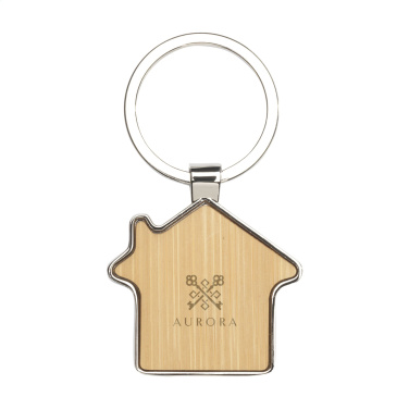 Logo trade promotional products picture of: Casa bamboo keyring