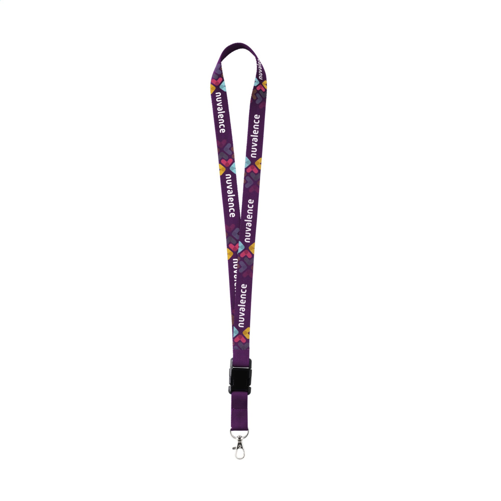 Logo trade promotional giveaways picture of: Lanyard Sublimation Buckle keycord 25 mm