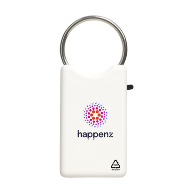 Logotrade promotional product picture of: Safe GRS Recycled Key Ring