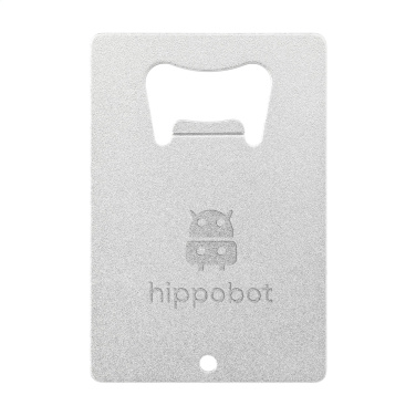 Logo trade promotional merchandise image of: Carta Opener Recycled Alu bottle opener