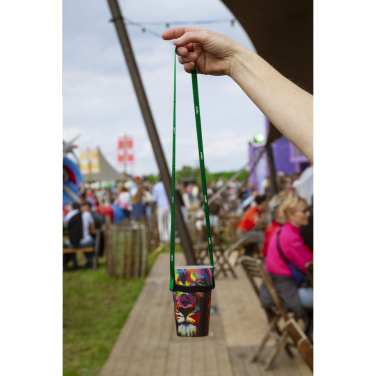 Logotrade promotional giveaways photo of: Lanyard Sublimation RPET 1.5 cm with Cup holder