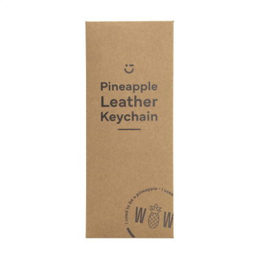 Logotrade corporate gift image of: Vegan Pineapple Leather Keyring