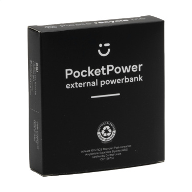 Logo trade promotional product photo of: PocketPower 5000 RCS Recycled Powerbank