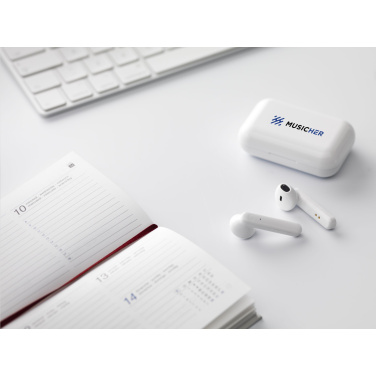 Logotrade corporate gifts photo of: Sensi TWS Wireless Earbuds in Charging Case