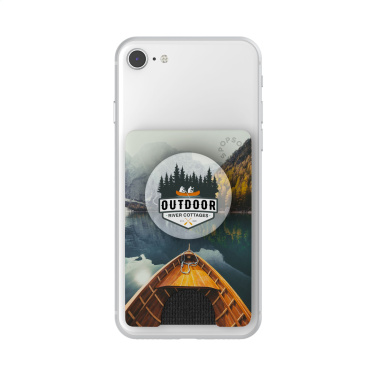 Logo trade advertising products image of: PopSockets® PopWallet+ card holder with PopGrip