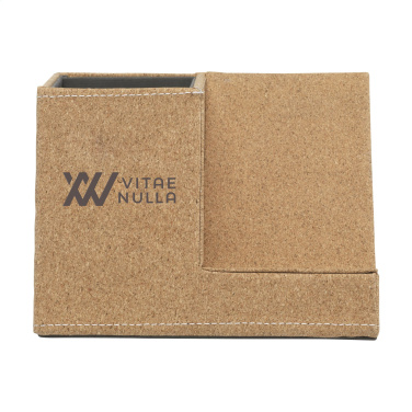 Logo trade advertising products picture of: Ecork Pen Holder Wireless Charger