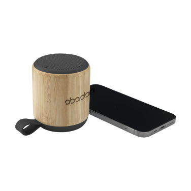 Logo trade promotional items picture of: Timor Bamboo Wireless Speaker
