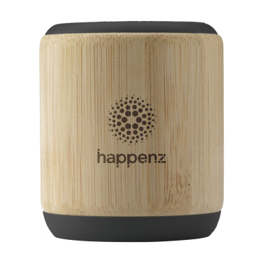 Logo trade corporate gifts image of: Timor Bamboo Wireless Speaker